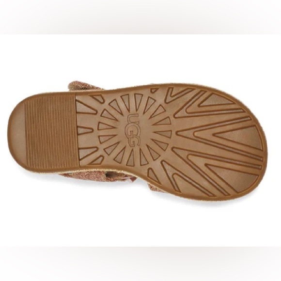 Ugg Emmery Sandals in Rose Gold - Size 6T - Picture 6 of 7